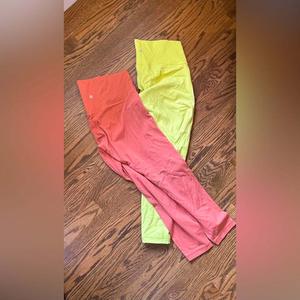 Pair of Lululemon size 10 leggings